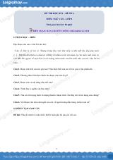 Đề số 6 - Đề kiểm tra học kì 1 (Đề thi học kì 1) - Ngữ văn 8